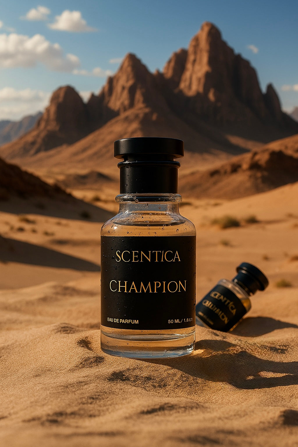 Champion Scentica perfume bottle